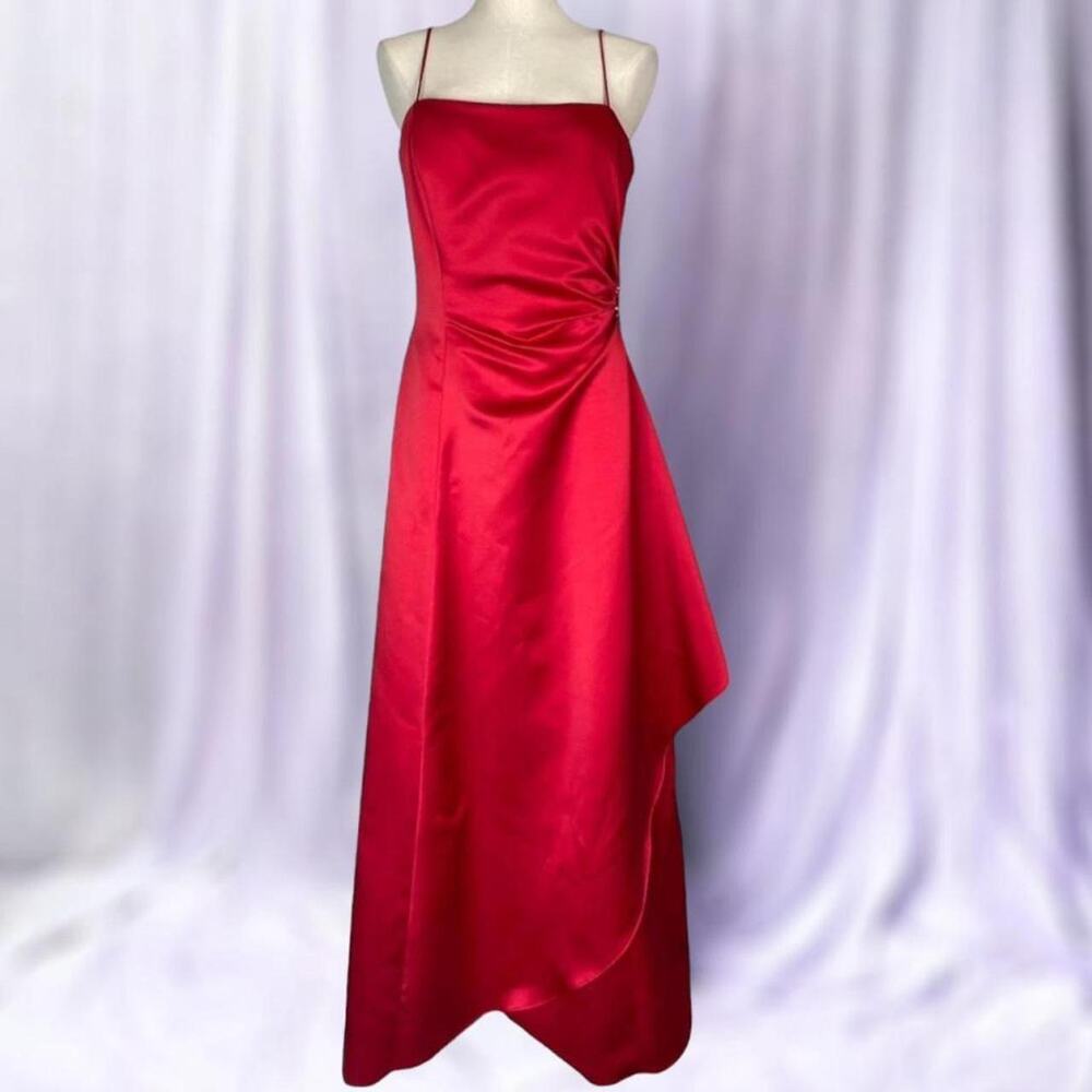 Vintage red prom dress 90s